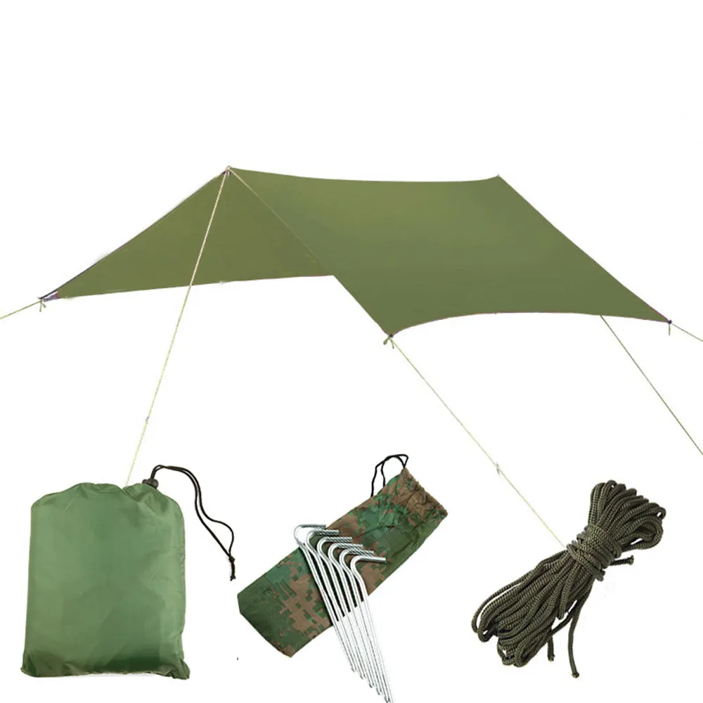 1-2 Person Outdoor Mosquito Net Parachute Hammock Camping Hanging Sleeping Bed Swing Portable  Double  Chair Hamac Army Green