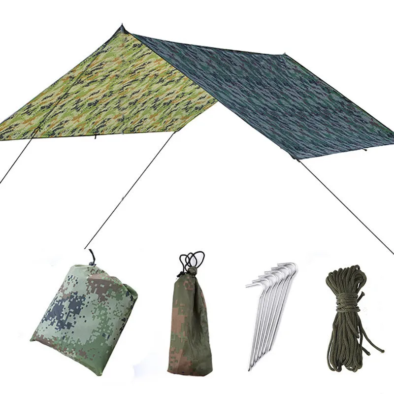 1-2 Person Outdoor Mosquito Net Parachute Hammock Camping Hanging Sleeping Bed Swing Portable  Double  Chair Hamac Army Green