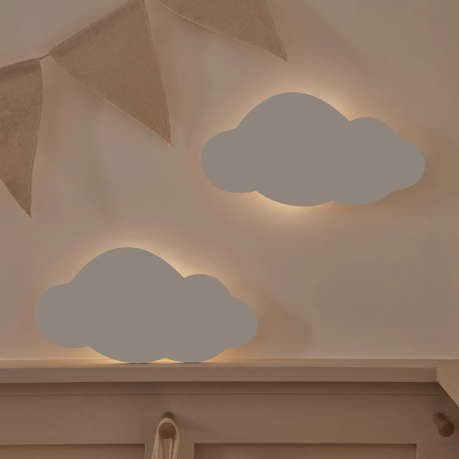 2 Rechargeable Cloud Night Lights