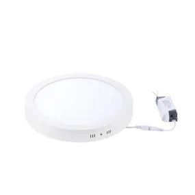 24W Surface Mounted Panel Light Round 6500K Dr. Light