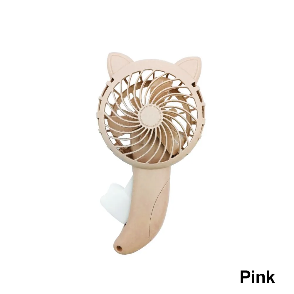 3 Colors Portable Handheld Fan Hand Pressure Fan Mini Portable Fan Without Battery Household Cute Fa