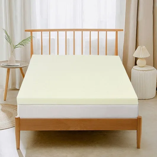 3 inch Bed Mattress Topper Air Cotton for All Night’s Comfy Soft Mattress Pad-Full Size