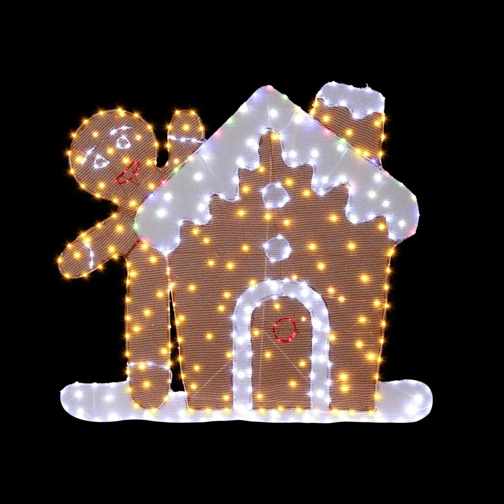 330 LED Christmas Lights Gingerbread Motif Fairy Light Decoration