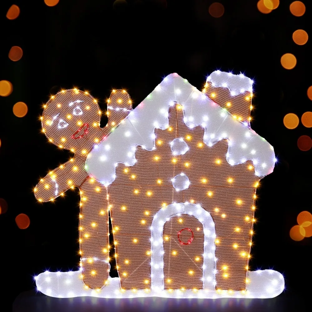 330 LED Christmas Lights Gingerbread Motif Fairy Light Decoration