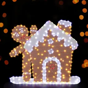 330 LED Christmas Lights Gingerbread Motif Fairy Light Decoration