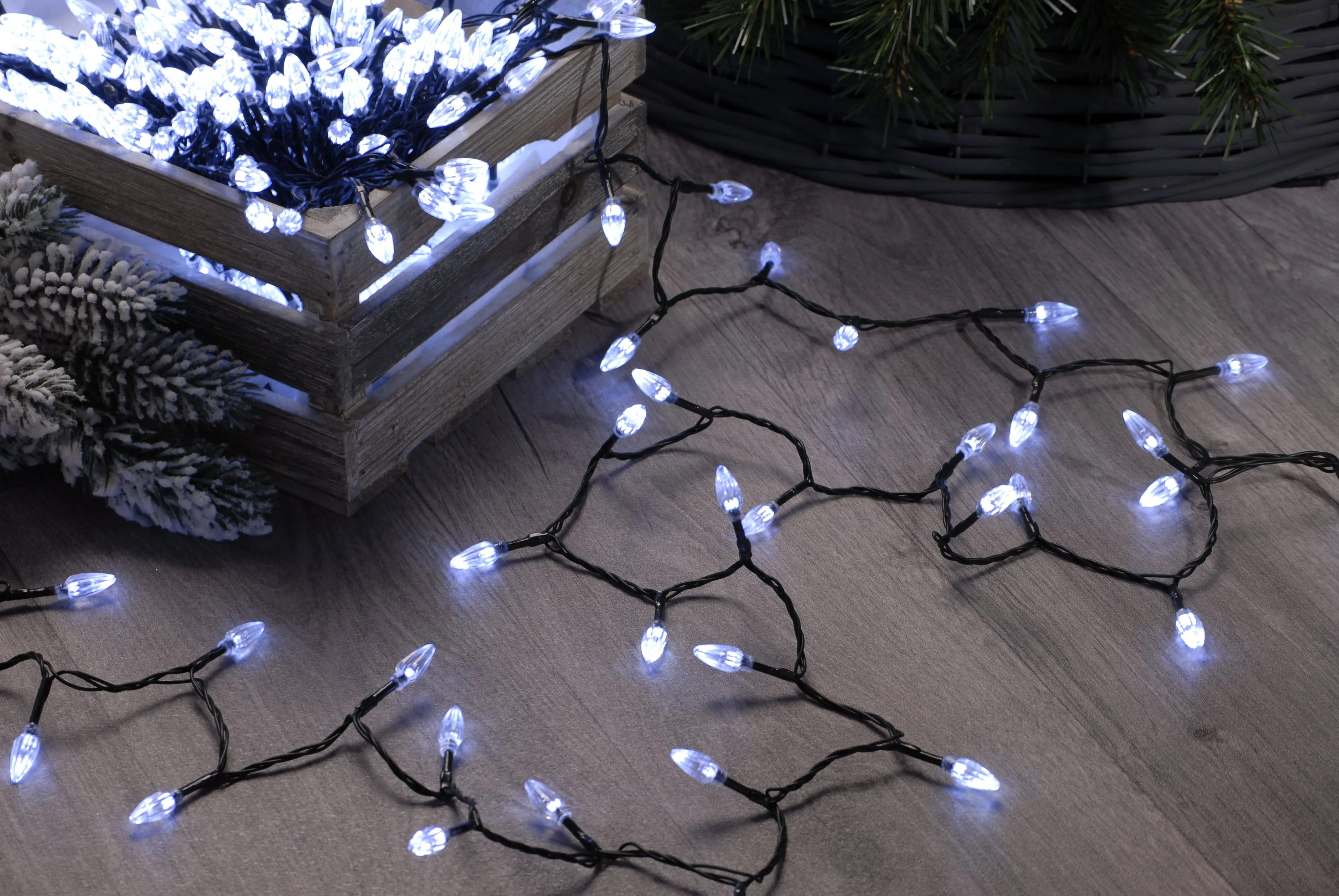 400 Diamond Fairy Lights in Ice White