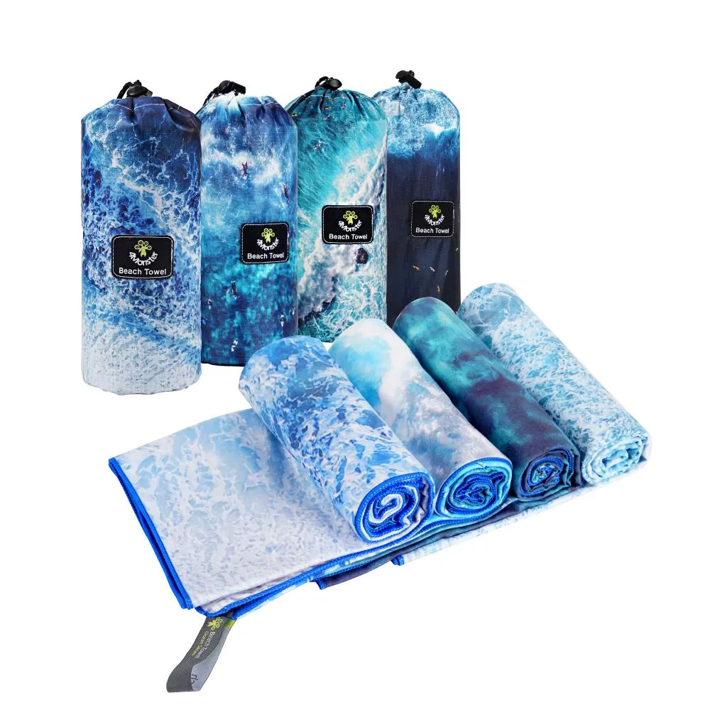 4Monster Ocean Series Microfiber Beach Towel