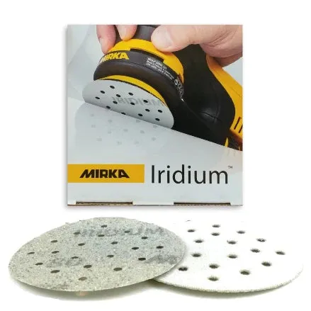 Abrasive Disc - Mirka Iridium® 3" 20-Hole Grip Discs, Various Grits