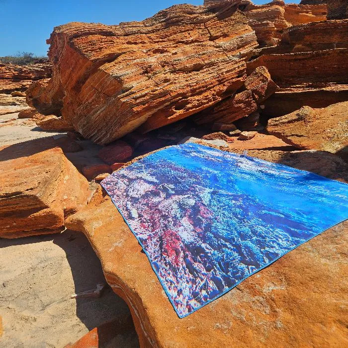 Abrolhos Islands Towel | Sand Free Beach Towel | Sandy Toes Beachwear