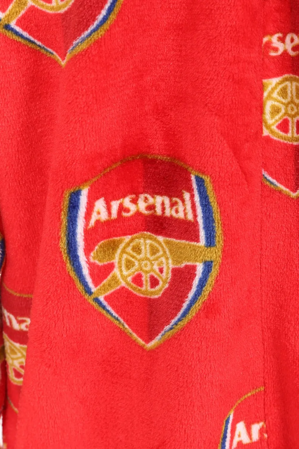 Arsenal Football Club Boys Fleece Sleepsuit Kids All in One W23