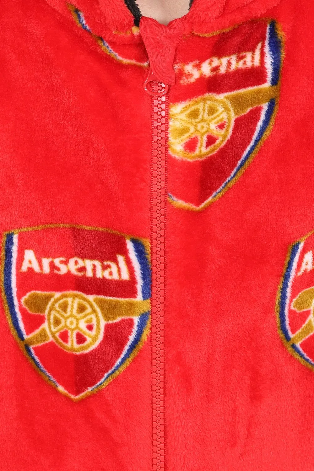 Arsenal Football Club Boys Fleece Sleepsuit Kids All in One W23