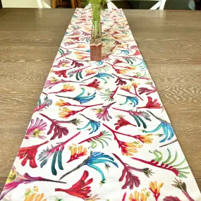 Australian Kangaroo Paw Table Runner