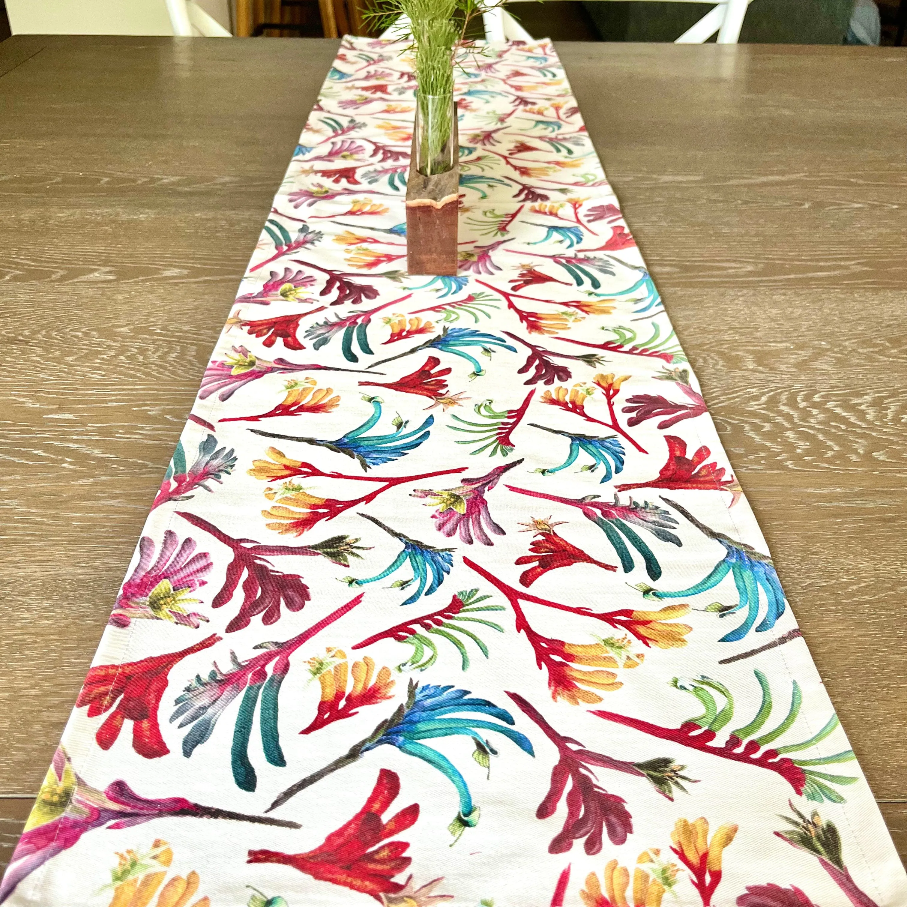 Australian Kangaroo Paw Table Runner