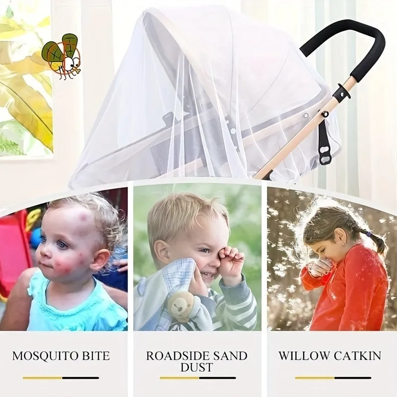 Baby Safety Mosquito Net for Pushchair and Cart