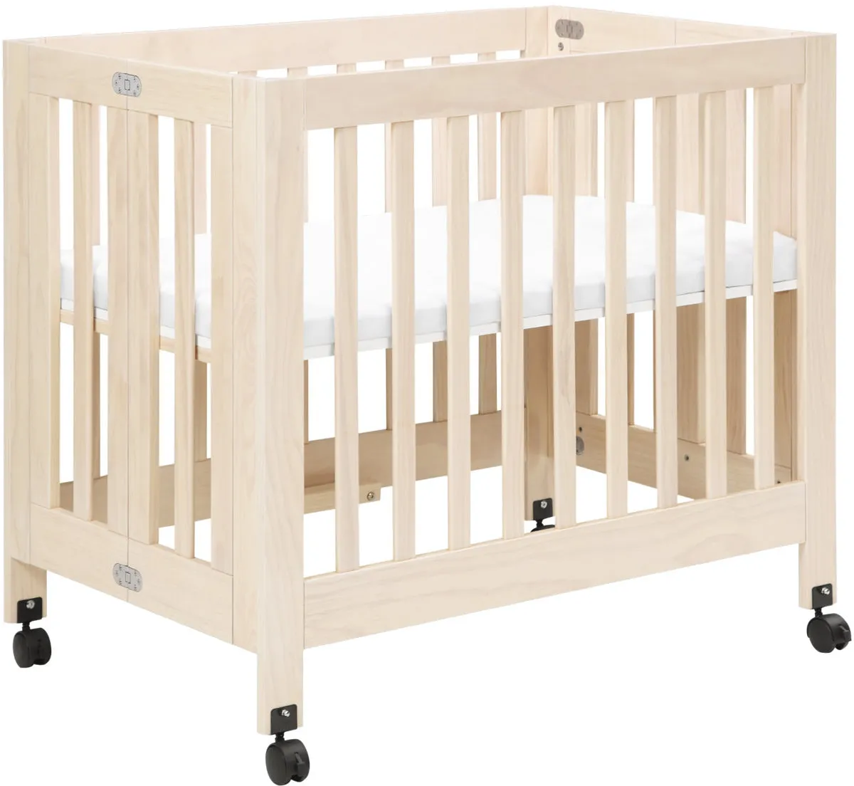 Babyletto Origami Mini Crib - Washed Natural