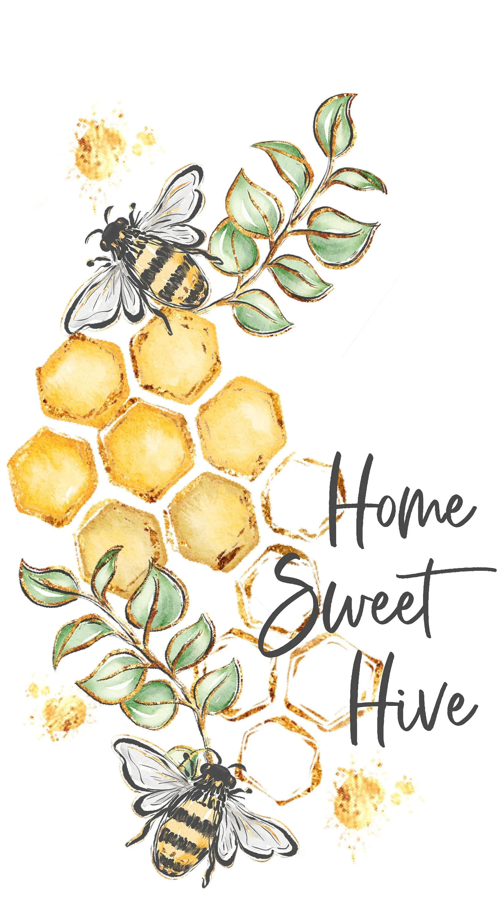 Bee Kitchen Towel