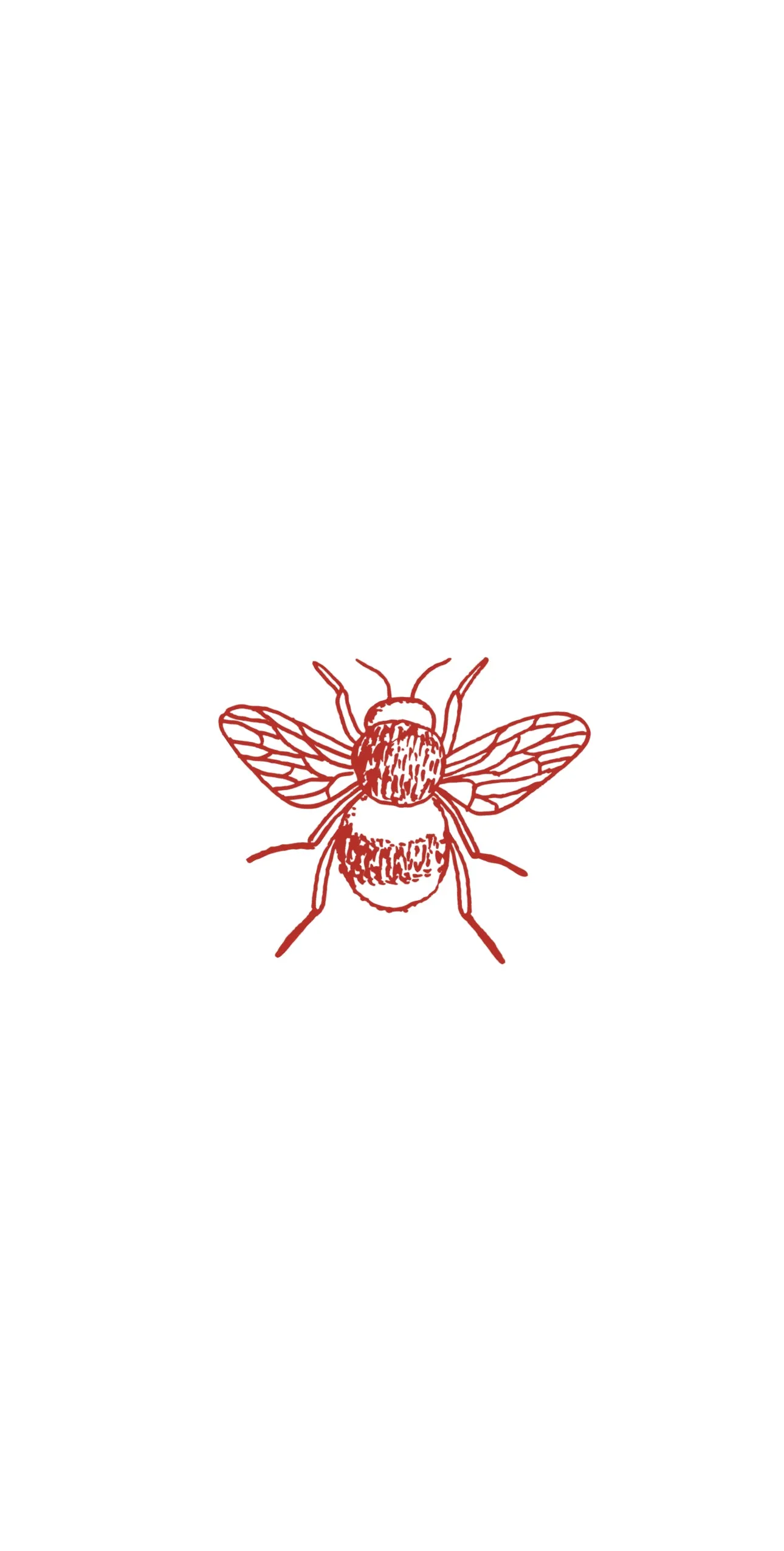 Bee Red - Printed Guest Towel