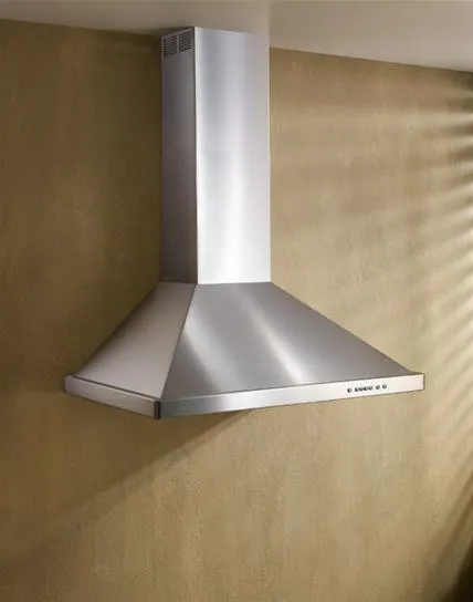 Best Range Hoods WTT32I330SB Wtt32 - 30" Brushed Stainless Steel Wall Mount Chimney Hood With Internal 400 Max Cfm Blower