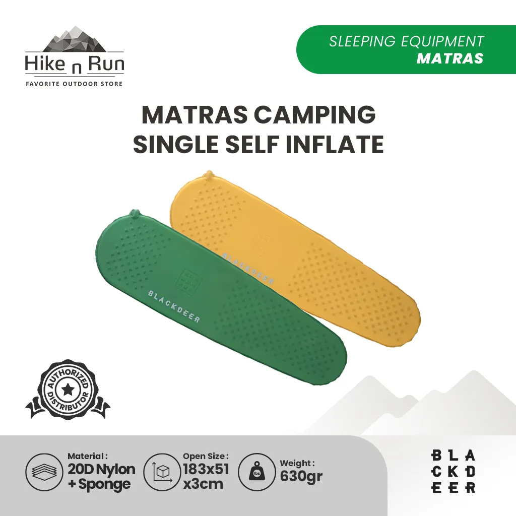 Blackdeer Matras Camping Single Self Inflate - BD12021612 / BD12021613