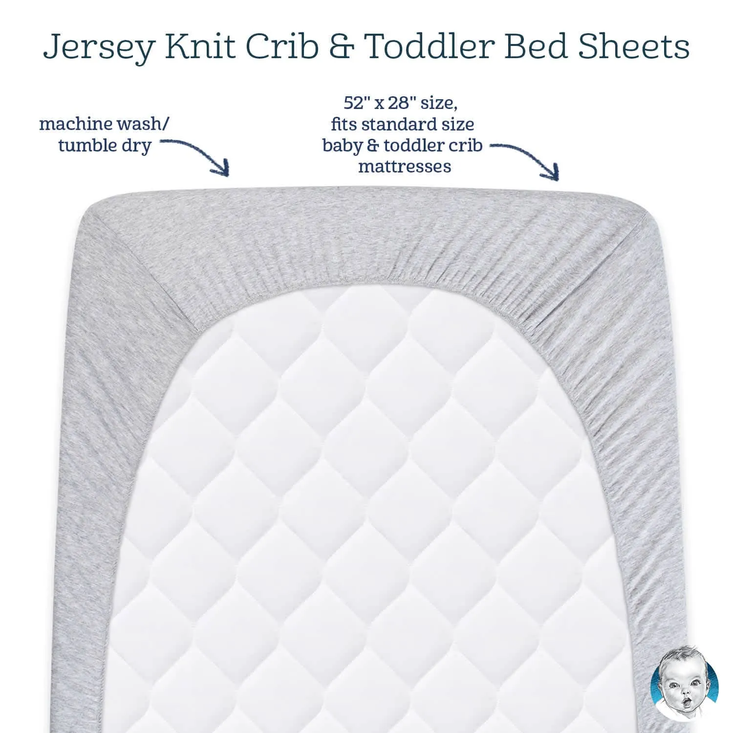 Boys Space Fitted Crib Sheet