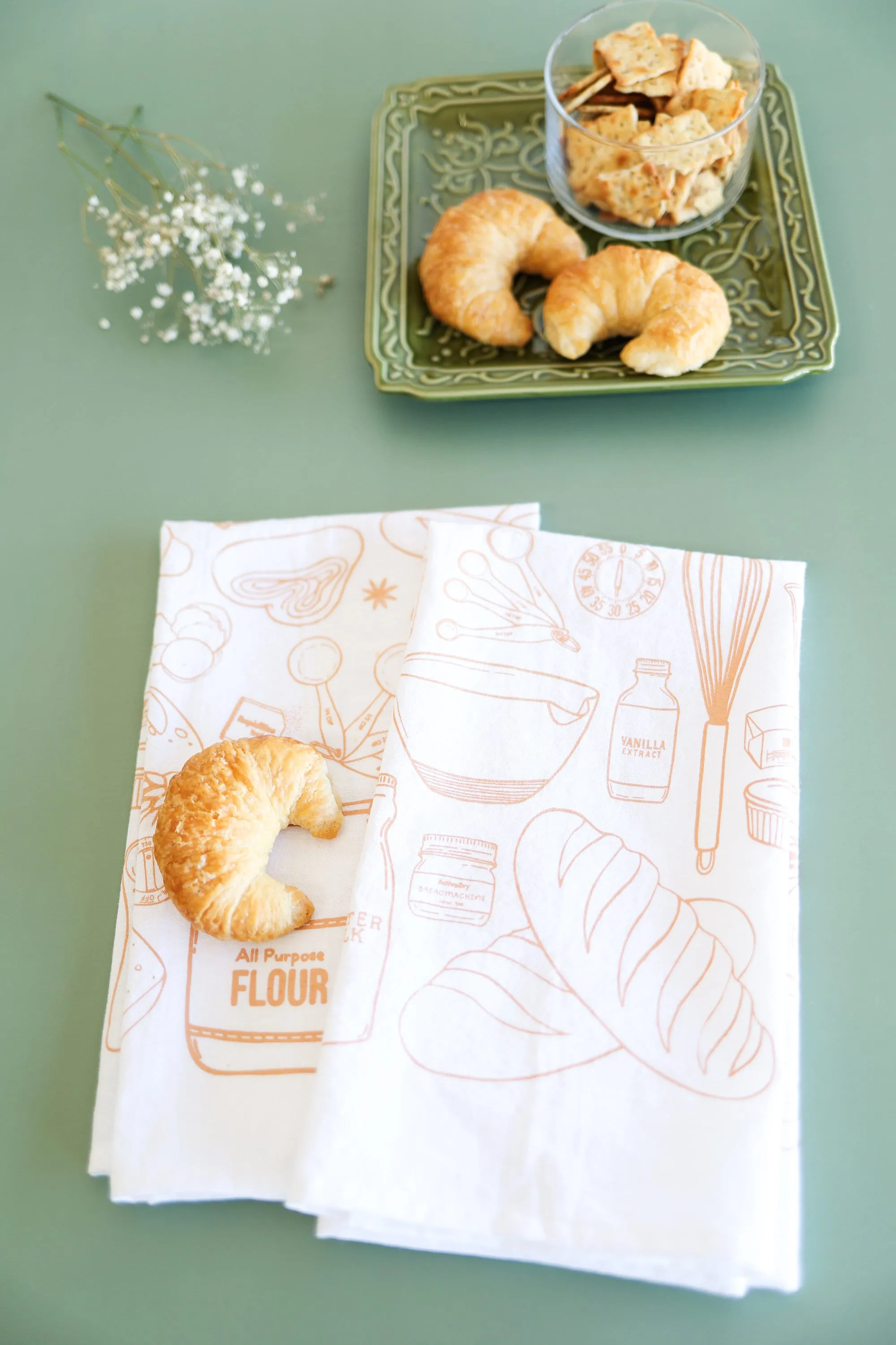 Bread Baking Tea Towel