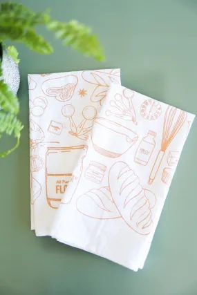 Bread Baking Tea Towel