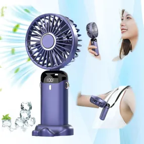 Breeze Elite Neck Fan - 5 Speed  USB Rechargeable Mini Portable Electric Fan