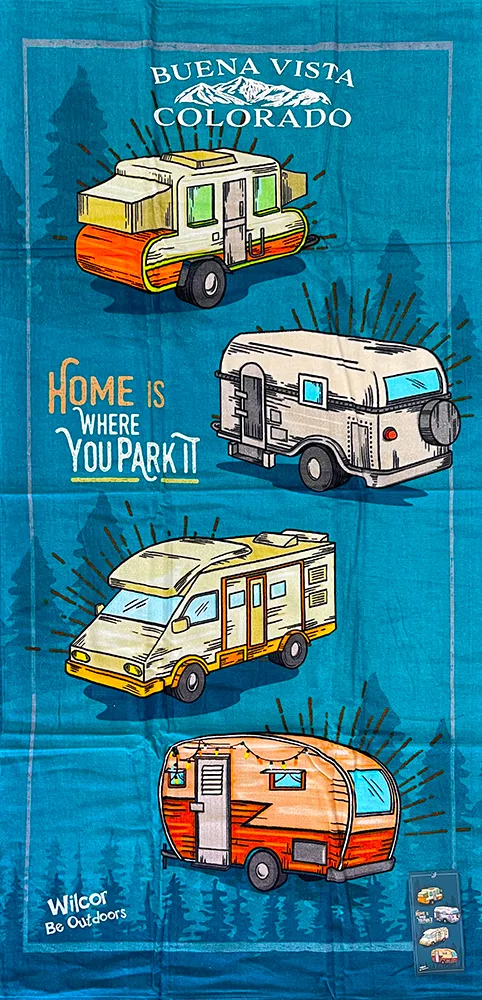 BVCO "Home Is Where You Park It" Towel