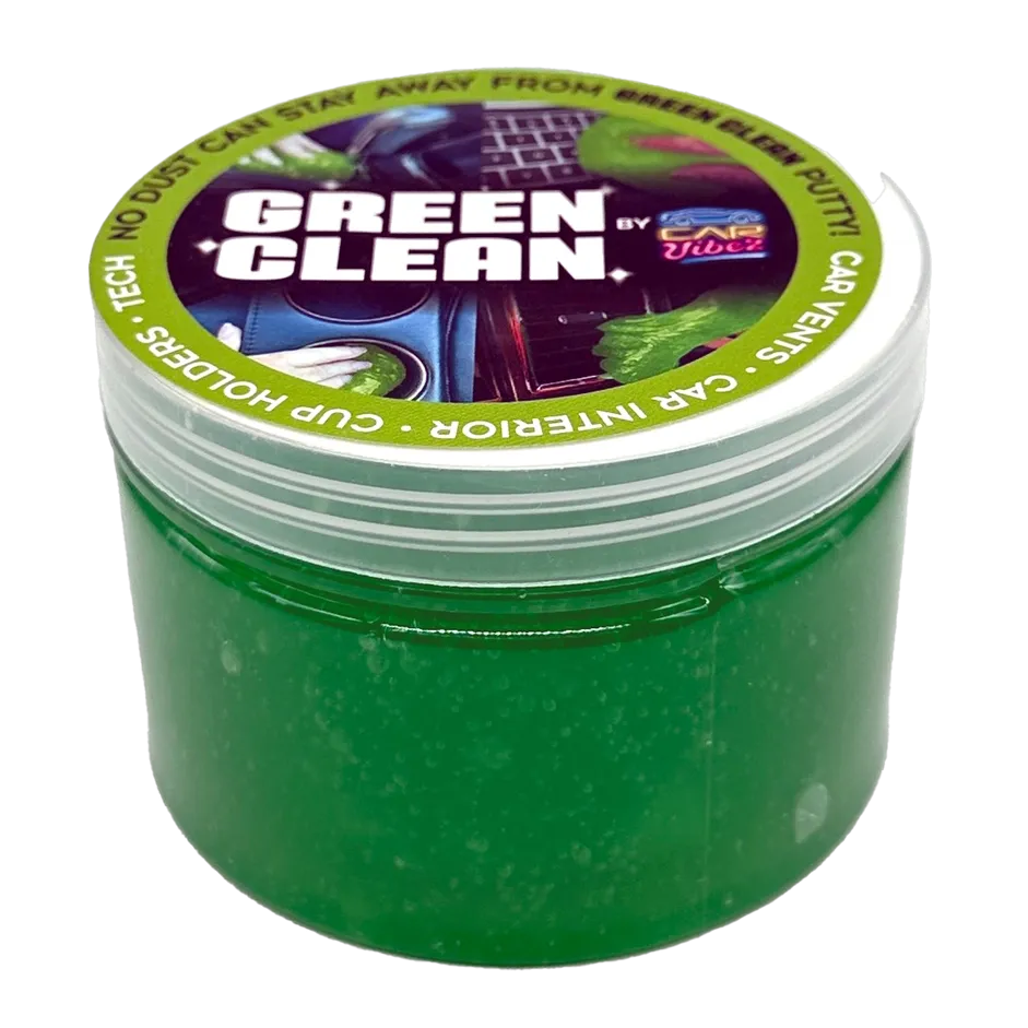 Car Putty Green Clean Car and Technology Slime