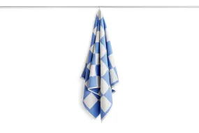 Check Bath Towel | Sky Blue | by HAY