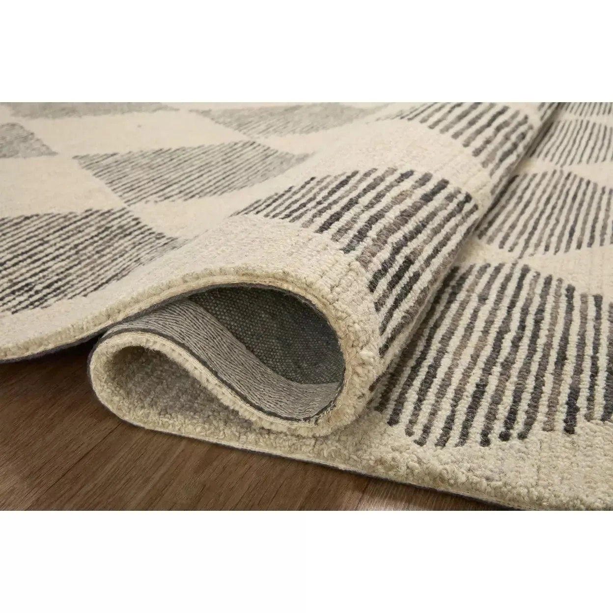 Chris Loves Julia Francis Beige/Charcoal Rug