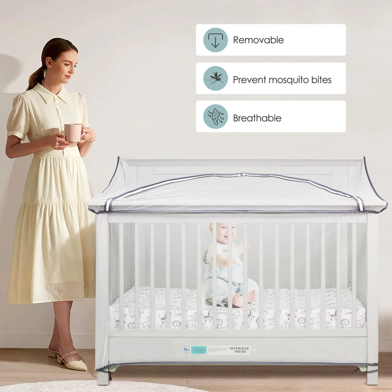 Convertible Crib Mosquito Net