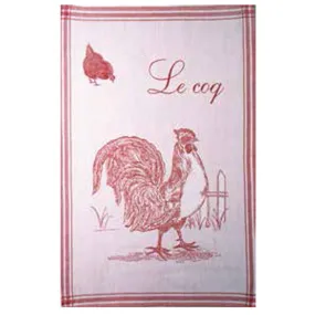 Coucke Le Coq/Rooster Tea Towel