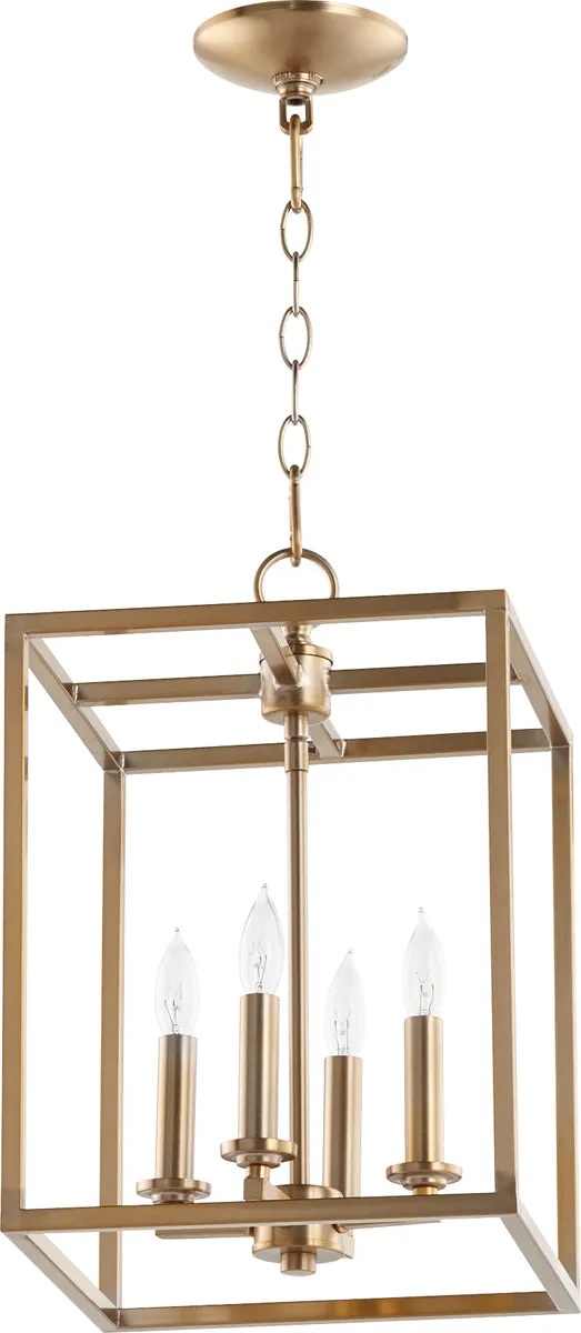 Cuboid Large Foyer 4-Light Chandelier