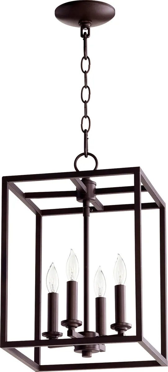 Cuboid Large Foyer 4-Light Chandelier