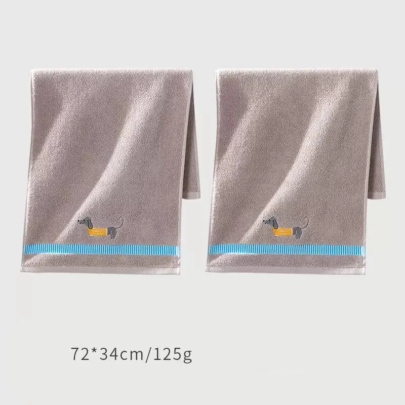 Dachshund Bath Towels