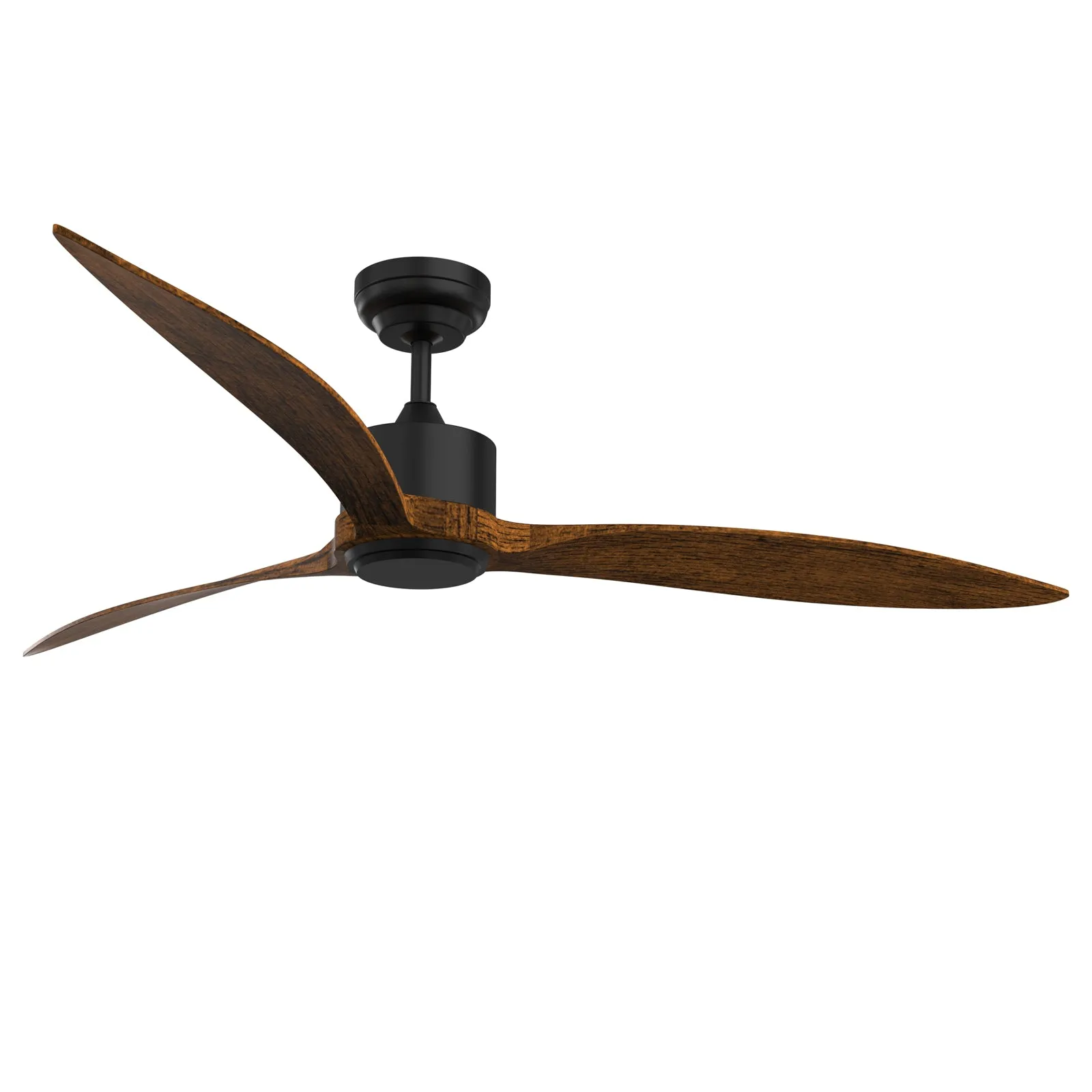 DARWIN 164cm / 65 inch 3 Blade DC Modern Timber Ceiling Fan Natural Solid wood