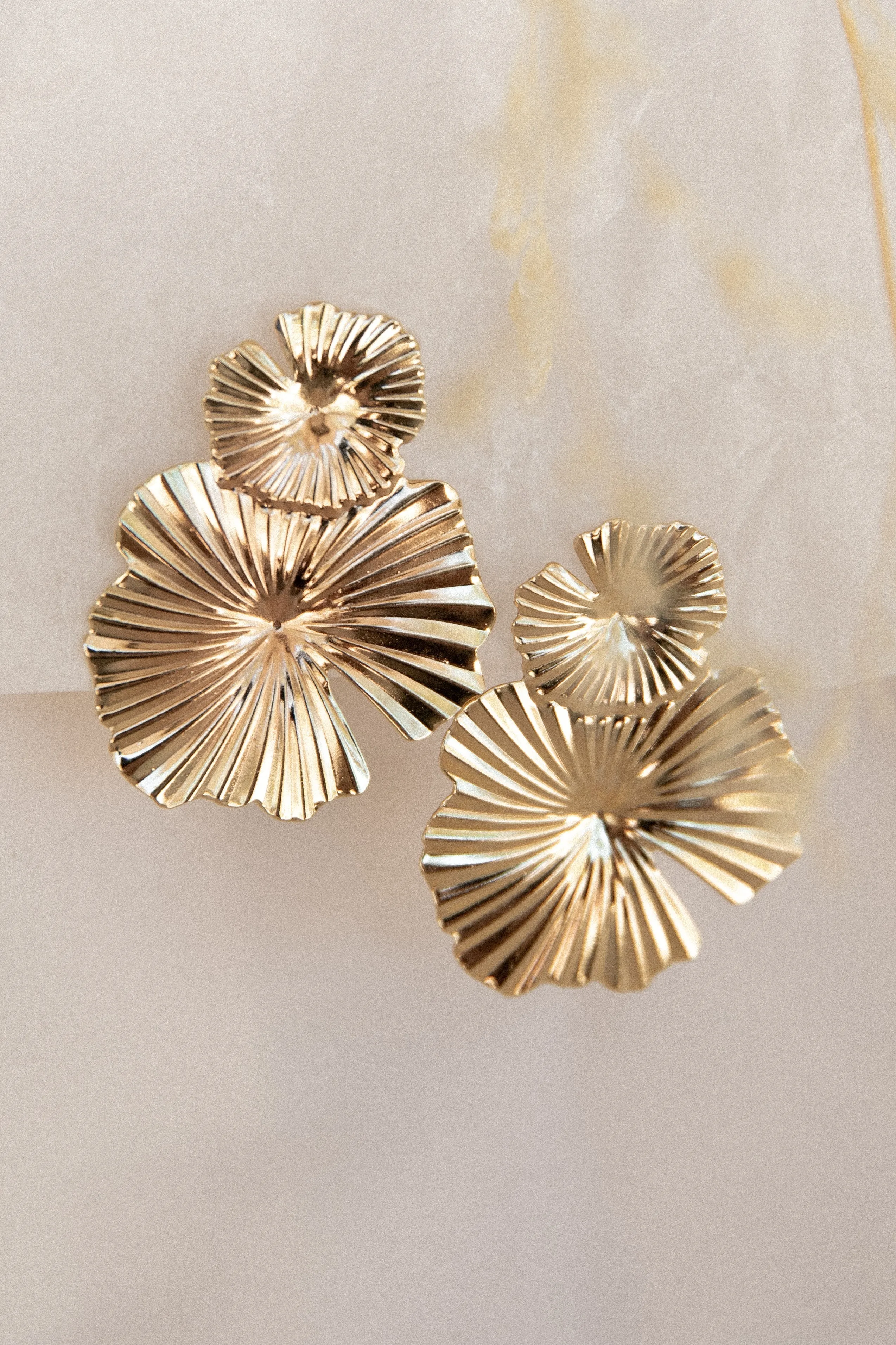 Delia Earrings - Gold