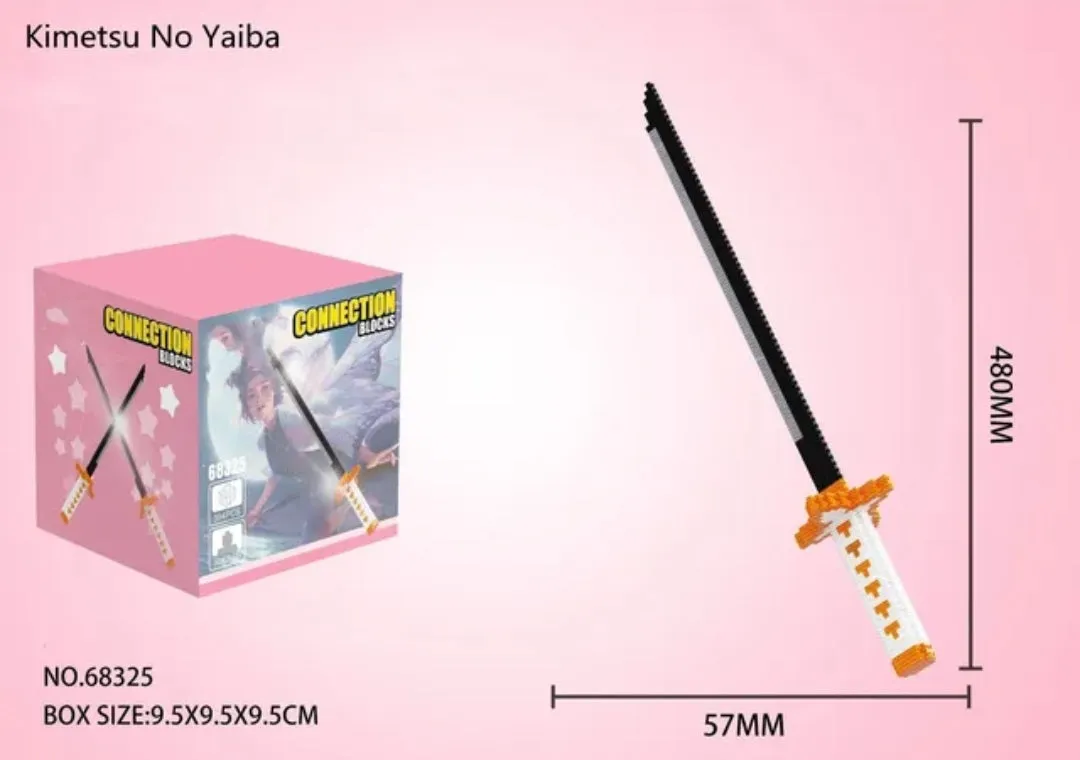 Demon Slayer - Shinobu Kocho Mini Katana Connection Blocks