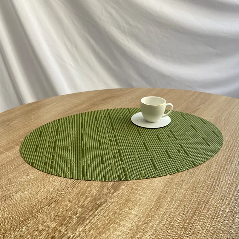 Dining Table Mat Place PVC Western-Style Place Heat Insulation Coaster Mats