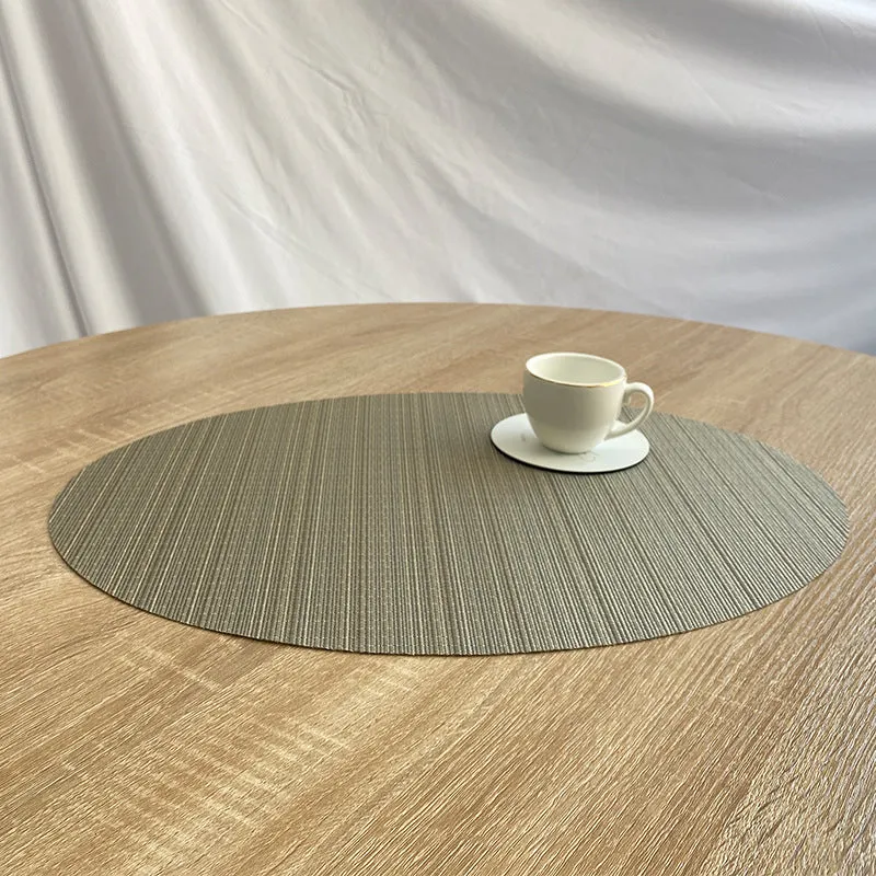 Dining Table Mat Place PVC Western-Style Place Heat Insulation Coaster Mats