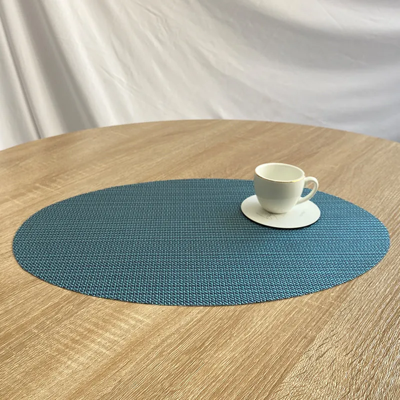 Dining Table Mat Place PVC Western-Style Place Heat Insulation Coaster Mats