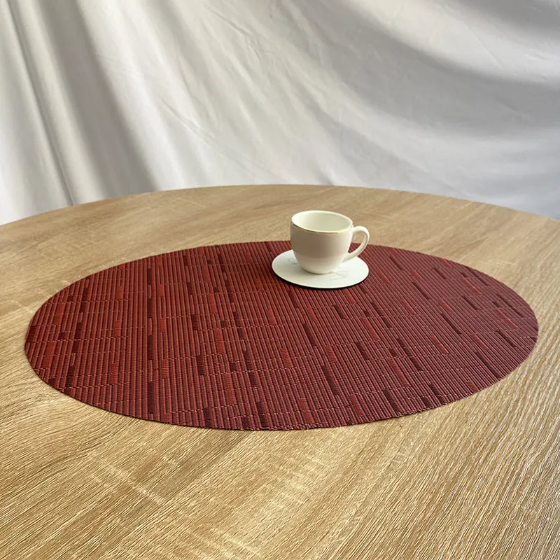 Dining Table Mat Place PVC Western-Style Place Heat Insulation Coaster Mats