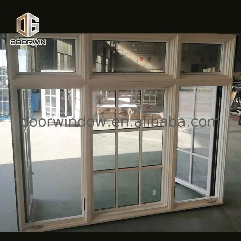 DOORWIN 2021Windows crank out window with grill design and mosquito net grills inside