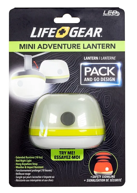 Dorcy 41-3973 Utility Light, AAA Battery, 50 Lumens, 18 hr Max Runtime, Clear :EA: QUANTITY: 1