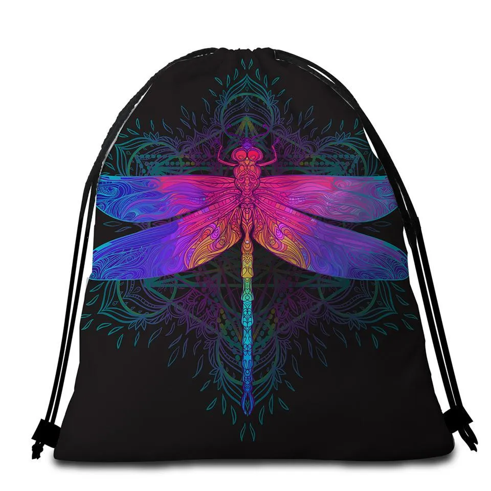 Dragonfly Dreams Towel   Backpack