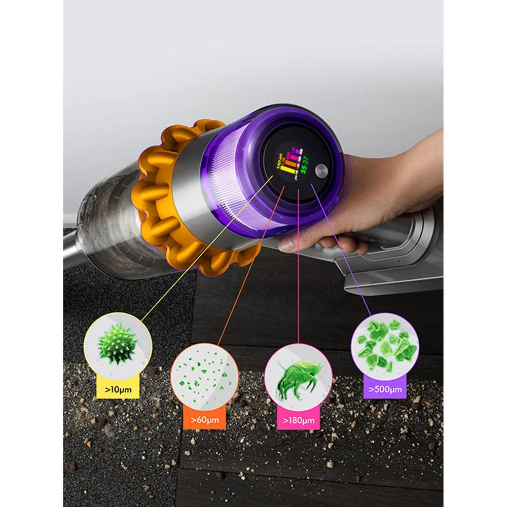 Dyson V15 Detect Absolute Cordless Vacuum Cleaner with Advanced Cleaning Accessory Kit V15-2024KIT