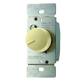 Eaton Wiring Devices RFS5-V-K Rotary Control Switch, 5 A, 120 V, Rotary Actuator, Polycarbonate, Ivory