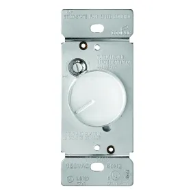 Eaton Wiring Devices RFS5-W-K Rotary Control Switch, 5 A, 120 V, Rotary Actuator, Polycarbonate, White