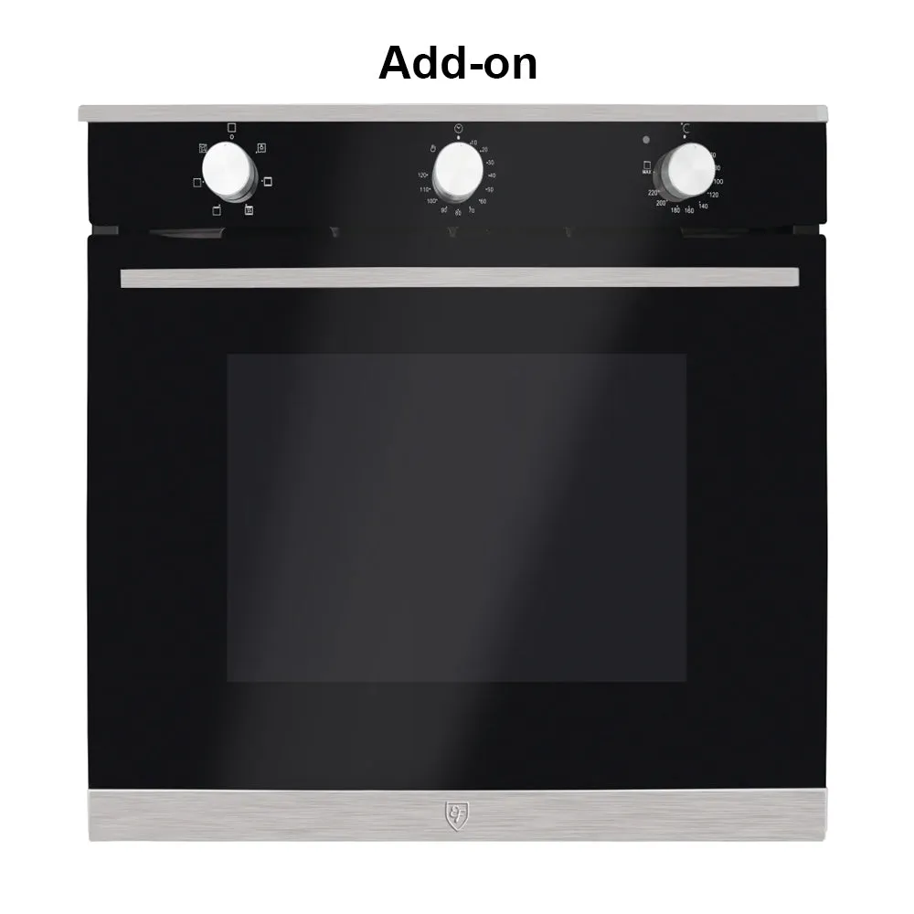 EFCH9202TBK 90CM HOOD & EFH7635 78CM GAS HOB   OPTIONAL BOAE63A OVEN